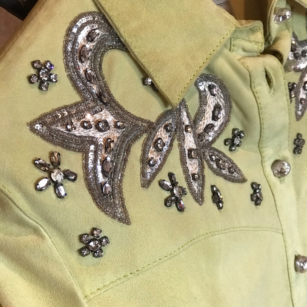 Double D Ranch Lambsuede Shirt/ Jacket XSmall - Picture 8 of 9